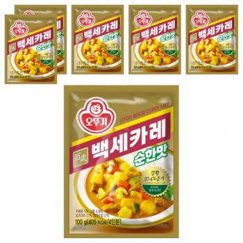 오뚜기 백세카레 순한맛 100g 7개