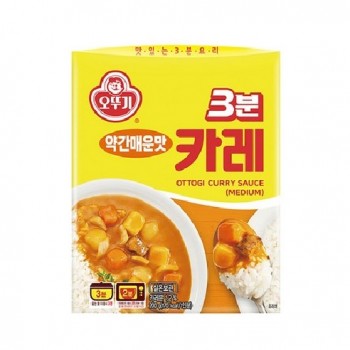 오뚜기 3분 카레 약간매운맛 200g 10개