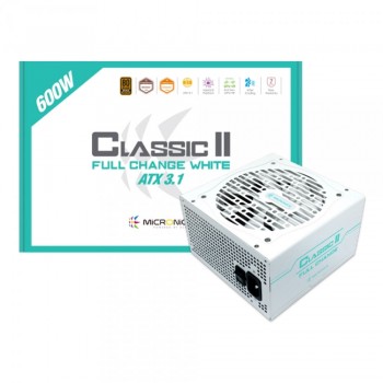 마이크로닉스 Classic II 풀체인지 600W 80PLUS BRONZE ATX 3.1 화이트