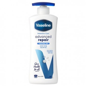 바세린 인텐시브 케어 어드밴스드 리페어 바디로션 무향, 400ml,